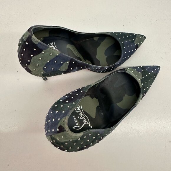 CHRISTIAN LOUBOUTIN Kate Plume 100 Studded Pump - Picture 5 of 13